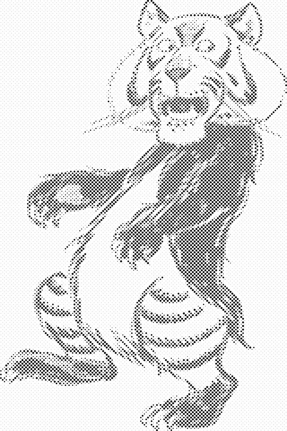 Crnobijeli lav - Dottingo