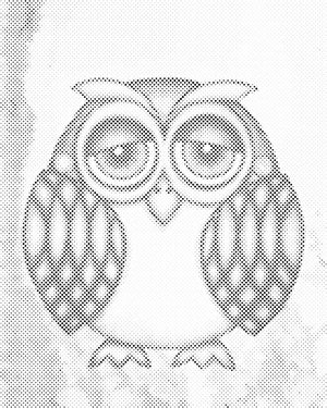 Sova s ružičastim obrazima - Dottingo