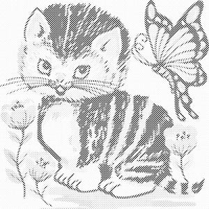 Mačka s leptirom - Dottingo