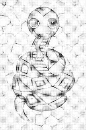 Zmija s crvenim obrazima - Dottingo