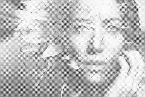 Žena skrivena u suncokretu - Dottingo