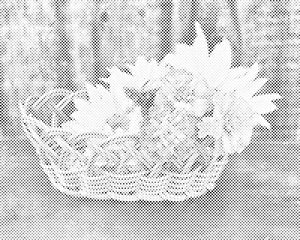 Košara s cvijećem - Dottingo