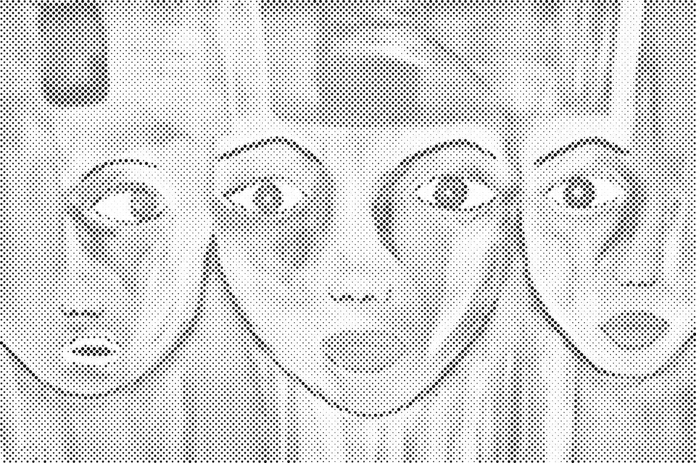 Apstraktna lica 3 - Dottingo