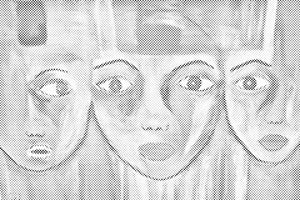 Apstraktna lica 3 - Dottingo