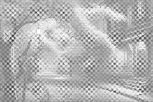 Ulica obložena trešnjama u večernjim satima - Dottingo