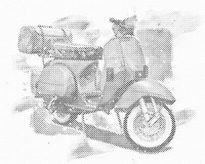 Plava Vespa - Dottingo